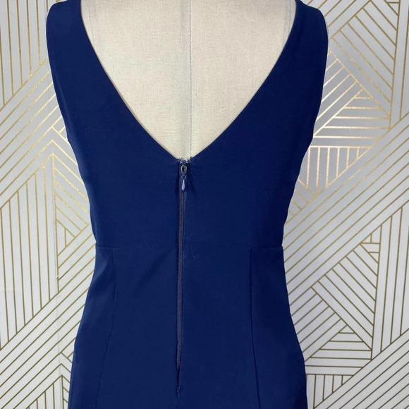 Show Me Your Mumu Morgan Gown in Rich Navy Stretch Crepe‎ Size US Medium - Picture 9 of 12